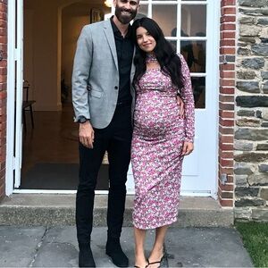 Zara Floral Long Sleeve Dress